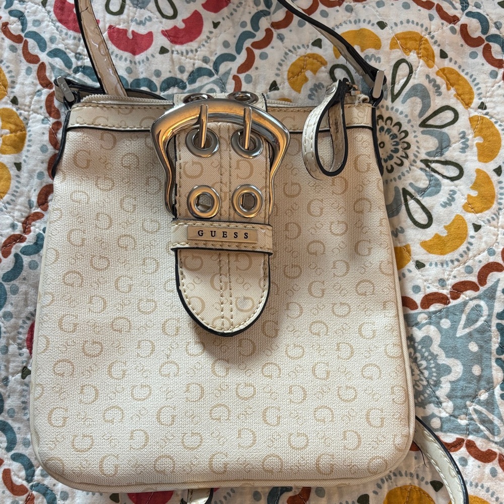 Guess Beige Crossbody Bag